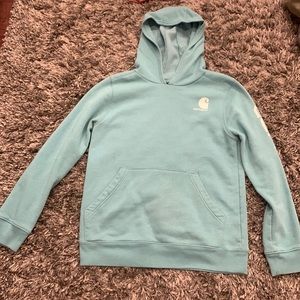 Green/blue Carhartt hoodie